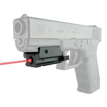 Reguliuojamas Mini Raudona Lazerio Akyse g2c jautis acessórios Taktinis 9mm Pistoletas Pistoletas Mira Lazer