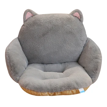 Triušis pliušas pagalvės Office juosmens pagalvėlė atlošą integruota kėdė pagalvėlė sofos pagalvėlių juosmens sėdimas sėdynės