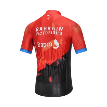 2021 Dviračių Džersis Vyrų Komanda Kostiumas Bahreinas Ropa Ciclismo Trumpas Sleev Premium Dviračių Šortai, Marškinėliai Dviračių Maillot Drabužiai Kelnės