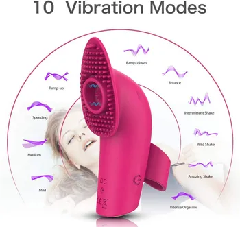 Krūtinės Pūlingas Erzinti Vibratorius Pirštas Rankovės Mini Vibruojantį Massager Erotika Suaugusiems, Sekso Žaislai Moterims