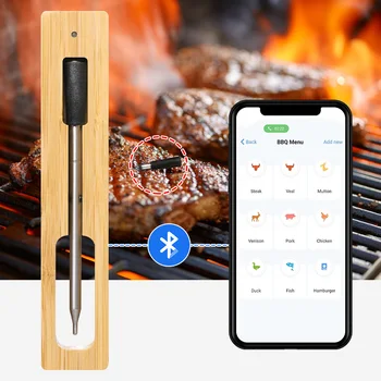 Elektroninės Virtuvės Termometras Skaitmeninis GRILIS Maisto Mėsos Dušo Temperatūra Bakstelėkite Kepti Grill Valgomasis Namų Kepimo Indikatorius Orkaitės Įrankis