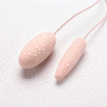 Vibruojantis kiaušinis sekso žaislai vagina kamuolys G-spot klitorio stimuliatorius USB dukart vadovauja moterų masturbacija prietaiso vibravimo kiaušinių meilės pvz.