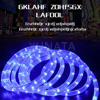 LED Neon Light RGB LED Juostelės 360° Raunde Dviejų laidininkų Lankstus Vaivorykštė Vamzdis Virvę 36Leds/m LED Šviesos Juostelės Dekoras, Šviesos AC 110V, 220V