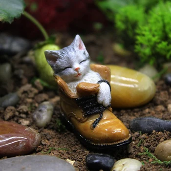 Mažos Katė Lėlės Micro Kraštovaizdžio Gabalus Mėsos Apdailos Gabalai Animacinių Filmų