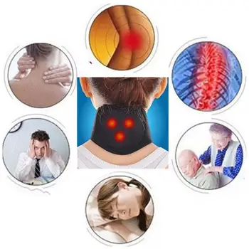 Magnetinis Turmalino Kaklo Terapijos Massager Kaklo Slankstelio Vidurį, Taip Pat Apsaugos Neskaityti Šilumos Diržas Body Massager Veido Odos Priežiūra