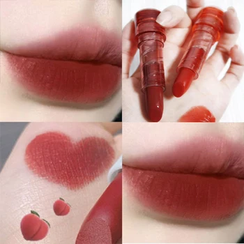 Atsparus Vandeniui Velvet Matte Lūpų Ilgalaikį Nonstick Taurės Drėkinamasis Lūpų Dažų Sexy Red Lip Stick Make Up Kosmetika 6 Spalvų