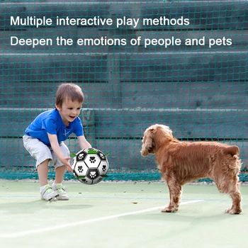 15cm Interaktyvus Futbolo Žaislai Didelių Šunų Įkandimo Atsparus TPU Kamuolys Augintiniai Žaislas, Skirtas Mažų Šunų Lauko Šunų Mokymo Priedai