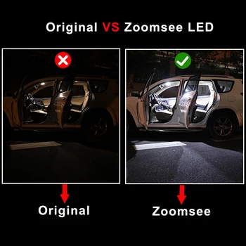 Zoomsee 10vnt Interjero LED Toyota GT 86 Kupė 2012+ Canbus Transporto priemonės Indoor Dome Žemėlapio Skaitymo Lemputė Error Free Auto Lempų Komplektas