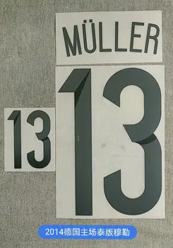 Super m. Pasaulio Čempionato Vokietijoje namų futbolo ch schweinsteiger MUller lahm skaičius šrifto spausdinimo, Karšto štampavimo pleistrai ženkliukai