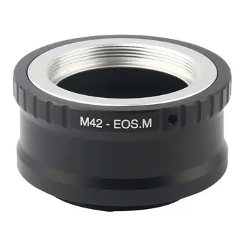 Reguliuojamas Metalo M42 Objektyvo į Canon EOS M M2 M3 EF-M Veidrodžio Kameros stovas Adapterio Žiedas