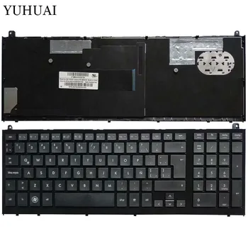 Naujas lotynų Nešiojamojo kompiuterio klaviatūra HP probook 4520 4520S 4525S 4525 su Juodu Rėmu LA Klaviatūra