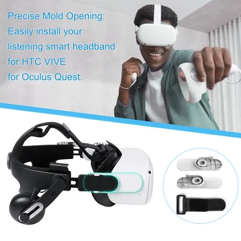 Garso Adapteris Rinkinyje Lankelis HTC VIVE Smart Jungtis Oculus Quest 2 Galvos Juosta Ausinių Adapteris VR Priedai