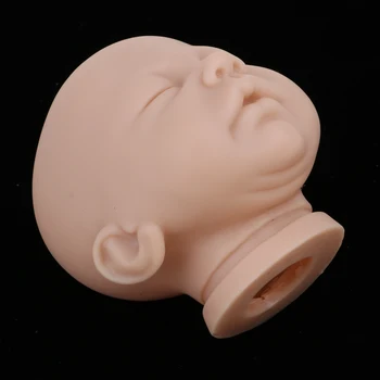 Minkštas Silikoninis Realistinis Baby Doll, Galvos Skulptūra, Drožyba Pelėsių 20inch Galvos Skulptūra Rinkinys Atgimsta Tuščią Kūno atsarginių dalių Rinkinys #1
