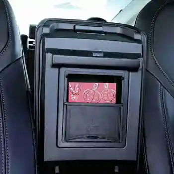 Paslėptas Saugojimo Dėžutė Centrinis Porankis Laikymo Dėžutė Tesla Model 3 Paslėptas Laikiklis Konsolė Organizatorius Model3 Automobilių Reikmenys