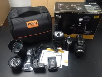HD POLO D7200 Skaitmeninis Fotoaparatas 33Million Taškų Automatinio Fokusavimo Profesionalus SLR Vaizdo Kamera 24X Optinis Priartinimas Tris Objektyvas