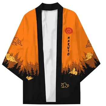 NAUJAS Mados Japonų Anime Cosplay Kostiumų Devynių Uodegų Demon Fox Kimono Moterys Vyrai Suaugusiųjų Drabužiai Studentų Kailio Apsiaustu Pižama