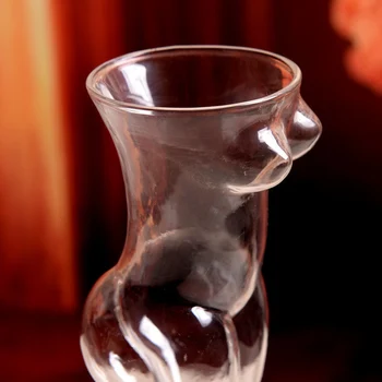 Kūrybos Taurės Stiklo Žmonių Vyno Taurė Sexy Moters Kūno Taurės Viskio Stiklo