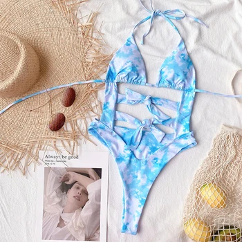 Seksualus vientisi maudymosi kostiumėlis Moterims maudymosi Kostiumėliai 2020 Tuščiaviduriai Iš Thong Bikini Plaukimo Moters, Maudymosi Kostiumą Moterų Paplūdimio Drabužiai Bodysuit