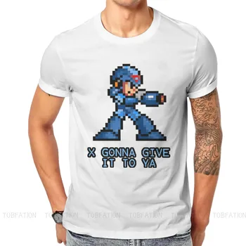 X Gonna Give it to Ya Mega Man Rockman Žaidimas Marškinėliai Classic Grunge Plius dydis O-Kaklo Marškinėlius Didelis pardavimo Harajuku Vyrų Streetwear