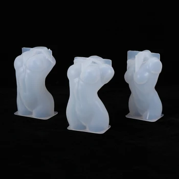 3D Modelis Kūno Silikono Papuošalai Rodo Pelėsių Modelis Žvakė Epoksidinės Dervos, Liejimo formos, Liejimo Amato Priėmimo Įrankis 
