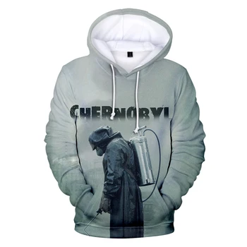 Vaikų Černobylio 3D Hoodies Vyrų/Moterų Atvykimo Mados Palaidinukė 3D Spausdinimo Černobylio Hoodie Berniukų/mergaičių Streetwear Puloveriai