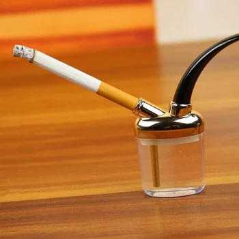 Mini vandens tabako vamzdis Metalinis filtras dūmų vamzdžių Sveikatos vandens butelį, cigarečių Mados rūkymas vamzdis