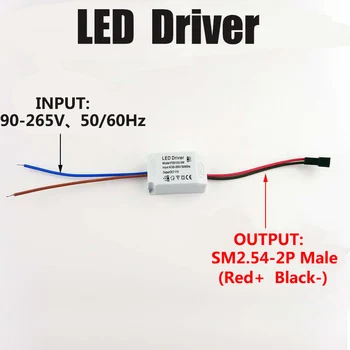 LED Driver 3W 4-7W 8-12W 15-18W 18-24W Led Maitinimo Blokas AC90-265V 50/60Hz Apšvietimo Transformatoriai LED Galios Šviesos.