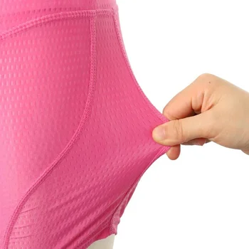 Moterų Dviračių Kelnaitės Gelio 3D Kamšalu MTB Kovos su prakaito Quick Dry UV Apsauga