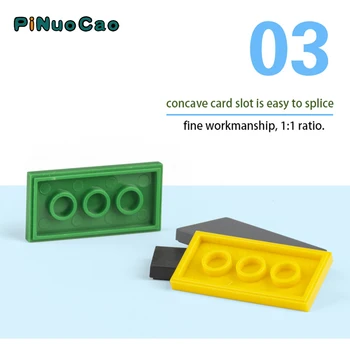PINUOCAO 25pcs Statybos Blokų, Plytų Dalys Sklandžiai 2x4 87079 Classic Blokų Žaislai Urmu Vaikams Suderinama su Logo