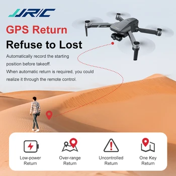 JJRC X19 GPS Drone w/ Brushless Variklio 5G WiFi FPV 4K HD Kamera, GPS Dual Grįžti Padėties nustatymo Sulankstomas RC Drone Quadcopter Žaislas RTF