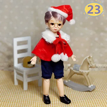 Naujas 1/6 30cm Berniukas BJD Doll, 3D Modeliavimas Eyes13 Sąnarių Kilnojamojo Mados Nustatyti Dress Up Berniukas Lėlė Mergaitė Žaisti Namuose Žaislas Gimtadienio Dovana