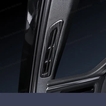 Lsrtw2017 Anglies Pluošto Automobilio Priekinio Lango Angos Dangtelį Lizdo Apdaila Audi A6 C8 2019 2020 2021 Reikmenys, Auto Lipdukas Apdaila