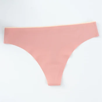Ledo Šilko Besiūlės Kelnaitės Moters Apatiniai Moterų Švelnus G-String apatinis Trikotažas Ponios Mados Patogus Sexy Thong Plus Size