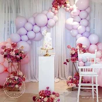 Šviesiai Violetinės spalvos Balionas Vestuvių Dekoravimas Gimtadienio Šventė Naujų Metų Valentino Dieną, Baby Shower 5inch Macarone Latekso Balionų