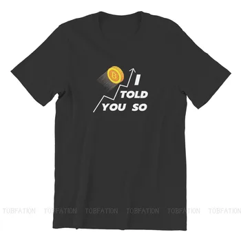 Bitcoin Cryptocurrency Meno aš Tau Sakiau, Kad BTC Marškinėliai Harajuku Grunge Aukštos Kokybės Marškinėlius Didelis Crewneck Vyrų Tshirts