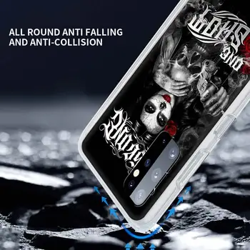 Grim Reaper Kaukolės Skeletas Silikoninis Telefono dėklas Samsung Galaxy S21 Ultra S20 FE S7 S8 S9 Plus 5G S10 S10e Lite Padengti Fundas