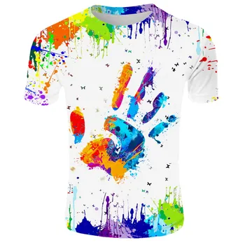 Mėlyna Liepsna 3D Atspausdintas Vyrų Naujas Vasaros T-Shirt Apvalus Kaklas marškinėliai Mados Laisvalaikio Prekės trumpomis Rankovėmis Viršuje Palaidinė 2021