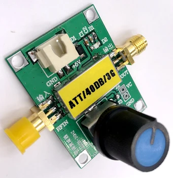 AT-108 RF ESC attenuator 0.5 Mhz-3GHZ 40DB dinaminis diapazonas 0-5V kontrolės Kumpis Radijo Stiprintuvo signalo amp ALC