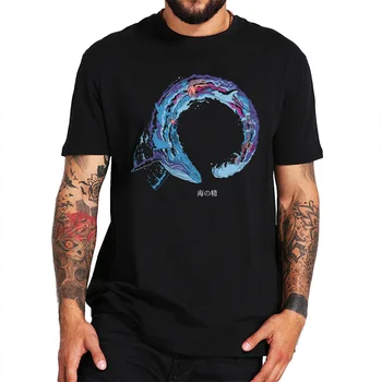 Medvilnės T-shirt Dizainas Originalus Jūrų Pasaulyje Aukštos Kokybės ES Dydis Vasaros Dovanos Marškinėlius Viršūnes Tee Homme