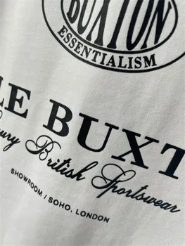 Sunkiųjų Audinio CB Cole Buxton T-shirt Vyrai Moterys 1:1 Aukštos Kokybės Marškinėliai Derliaus Cole Buxton Tee Viršūnės
