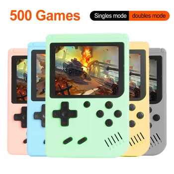 Retro 500: 1 Vaizdo Žaidimų Konsolės 3,0 Colių 8 Bitų Delninis Žaidimų Konsolės Mini Pocket Kišeninių Žaidimų Valdiklis Vaikų Dovanų