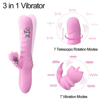 Šildymo Dildo Vibratorius Moterų Sekso Parduotuvė Sukimosi Teleskopinis Vibratorių Triušis Vibratoriai Erotinis Sekso Žaislai Suaugusiems Vibratorių Moterims