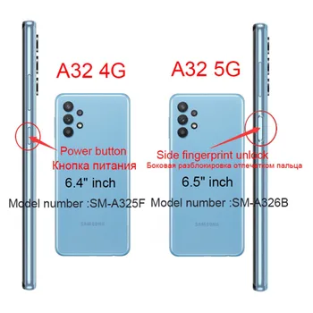 Telefonų Aksesuarai Atvejais, Samsung 32 A32 Atveju Galaxy A52 A72 5g atsparus smūgiams Padengti Samsung Galaxy A32 A-32 Skaidrus atveju