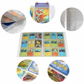 NAUJAS 432pcs Pokemon Albumą Simbolių Kortelės Rinkimas Sąsiuvinis Žaidimo Kortelės Rišiklio Katalogą Pokemones Kortelės Turėtojas Naujovė Dovana Vaikas