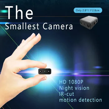 Naujas Mažiausias HD1080P Mini Wifi Kamera, Infraraudonųjų spindulių Naktinio Matymo Priežiūros IP/AP Kamera Judesio Aptikti Nuotolinio Signalizacijos Camcorde