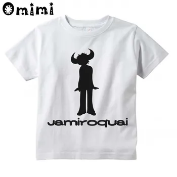 Vaikai Jamiroquai Džiazo Alternatyvaus Dizaino Marškinėliai Berniukams ir Mergaitėms Labai Atsitiktinis trumpomis Rankovėmis Viršūnes Vaikų Juokinga T-Shirt