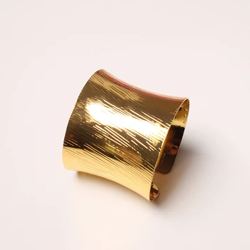 1Pcs nešiojamų aukso turas servetėlių žiedas aukštos kokybės nešiojamų metalo diržo aukso tuščiaviduriai kryžiaus šalių ir vestuvių stalo dekoracija