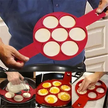 2020 Naujų Non Stick Blynas Keptuvėje Apversti Puikus Pusryčių Maker Kepti Kiaušinių Omletas Flipjack Įrankiai Poucher Pelėsių