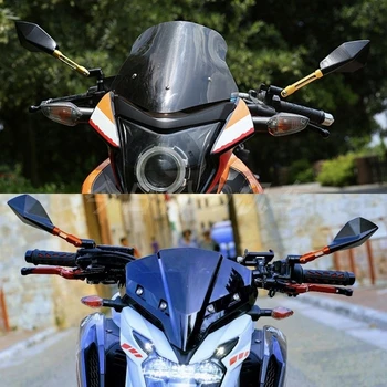 2021 Nauja Universali Motociklų Aliuminio Išoriniai Juoda Rankena Juosta Pabaigoje Lenktynininkas Moto Pusės Galinio Vaizdo Veidrodis Motokroso Priedai