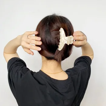 Karšto Pardavimo Elegantiškas Ins Naujas 8,5 CM Dydžio Acetatas Plaukų Letena Įrašą Krabų Vėžlio Kiauto Dideli Spaustuvai Moterų Plaukų Aksesuarai